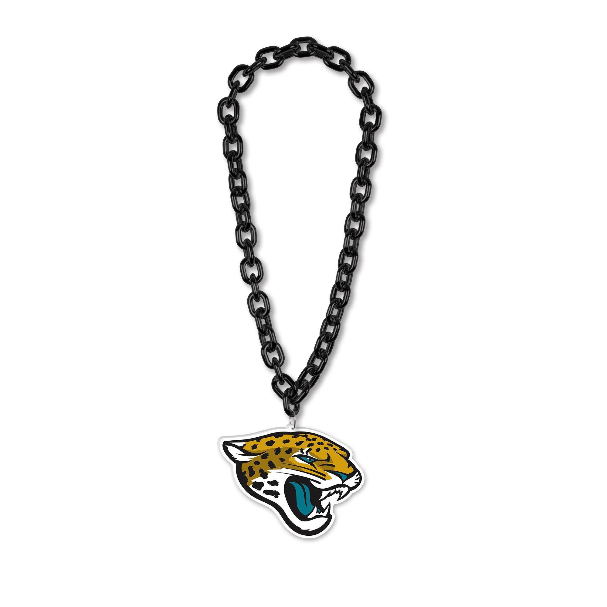 Jacksonville Jaguars Oversized Chain Logo Necklace, 38in