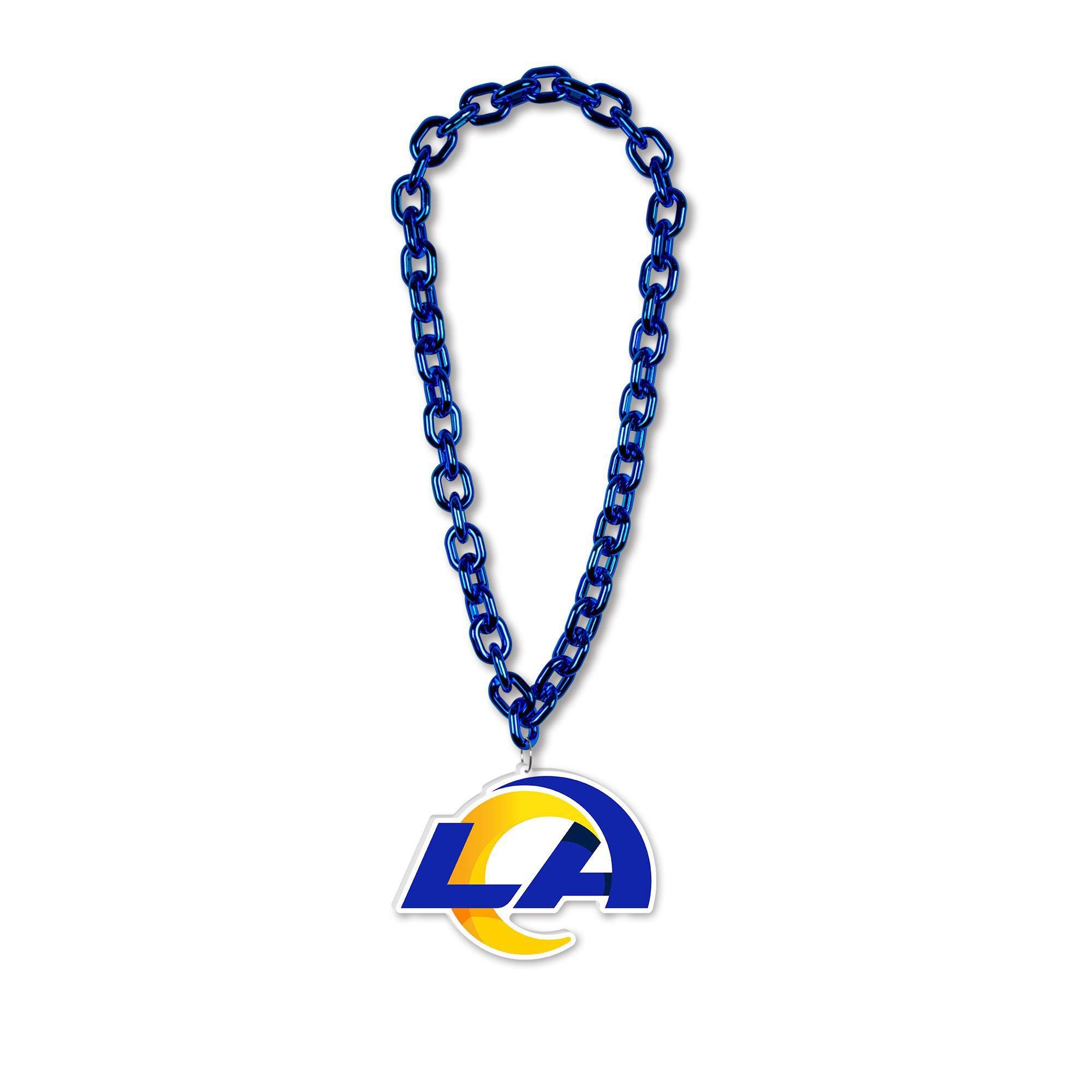 Los Angeles Rams Oversized Chain Logo Necklace, 38in