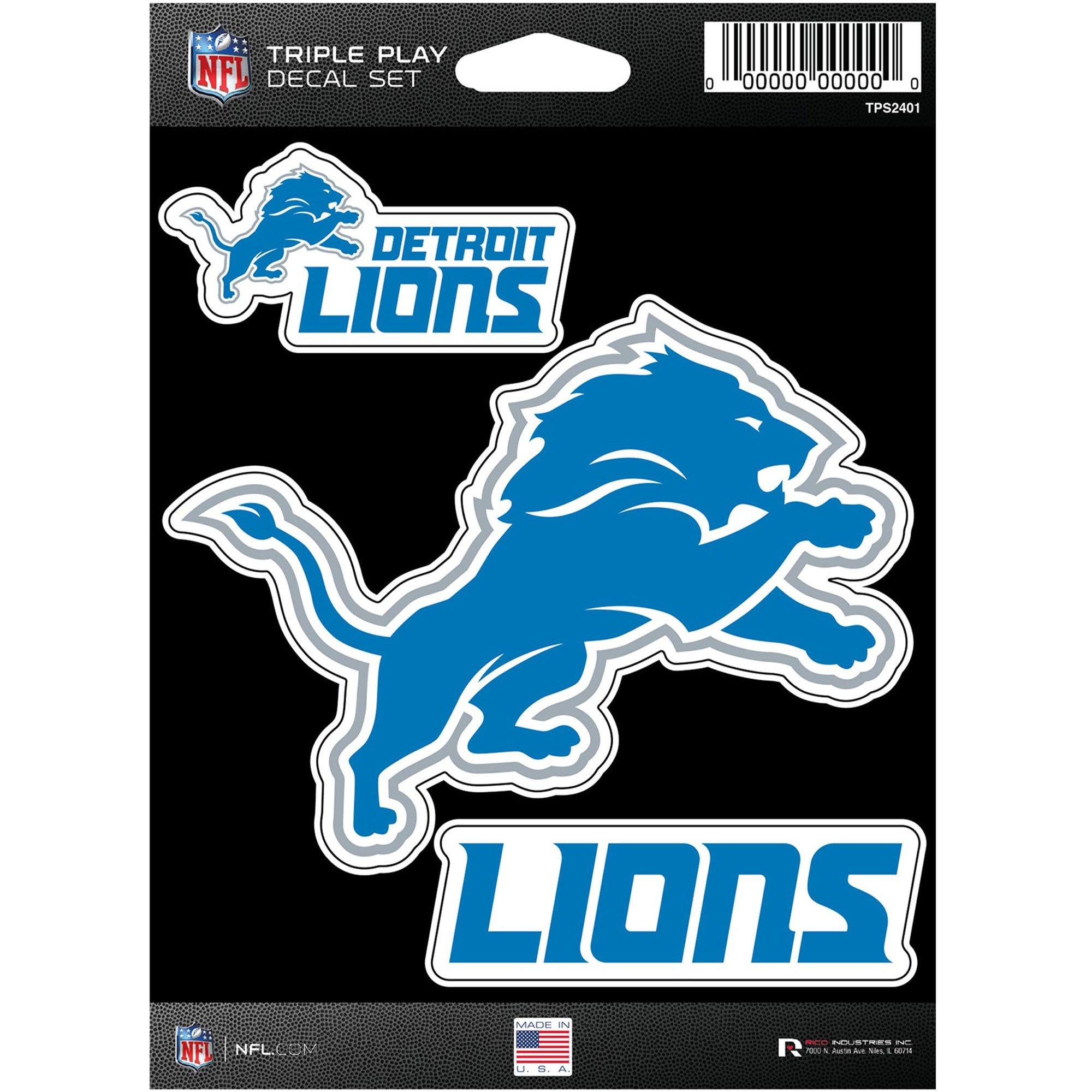 NFL Teams Triple Play Decal Set, 3pc