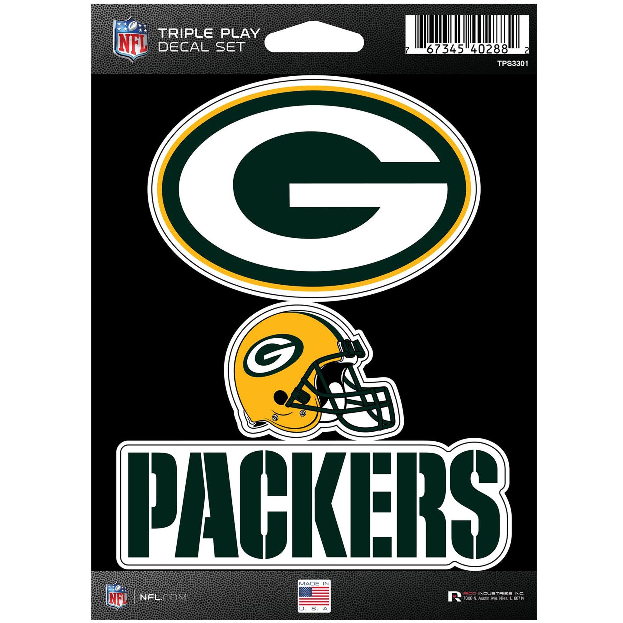 NFL Teams Triple Play Decal Set, 3pc