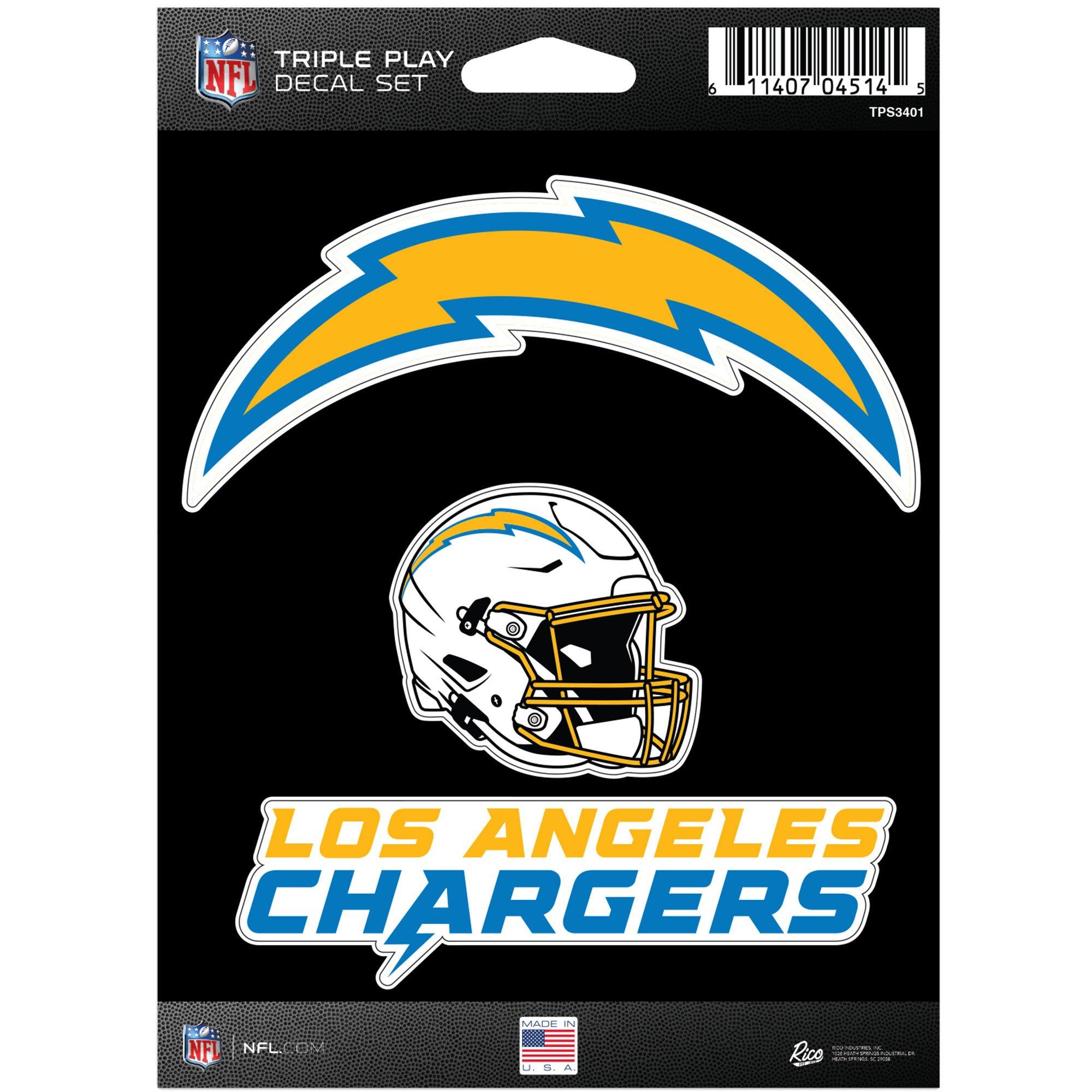 NFL Teams Triple Play Decal Set, 3pc