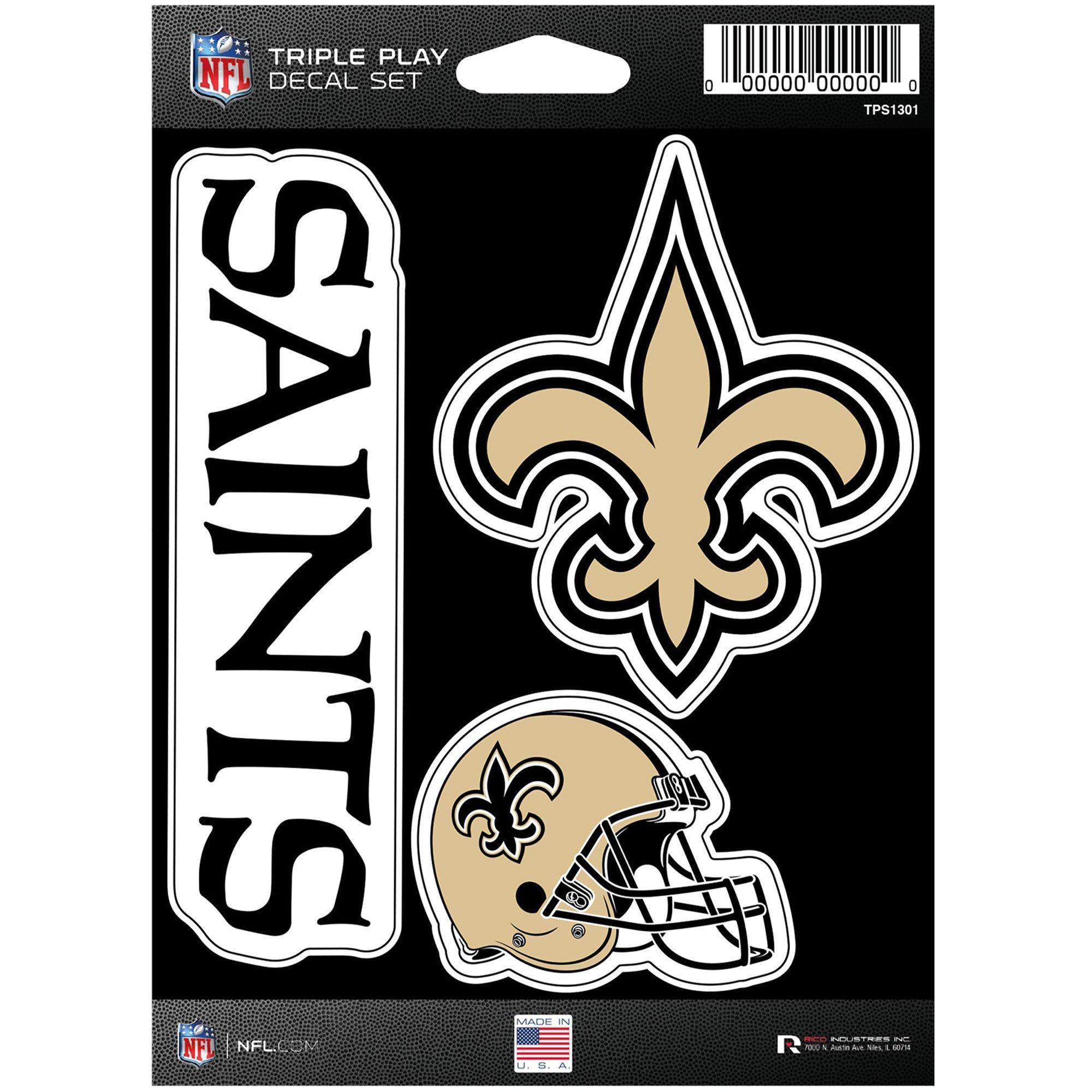 NFL Teams Triple Play Decal Set, 3pc