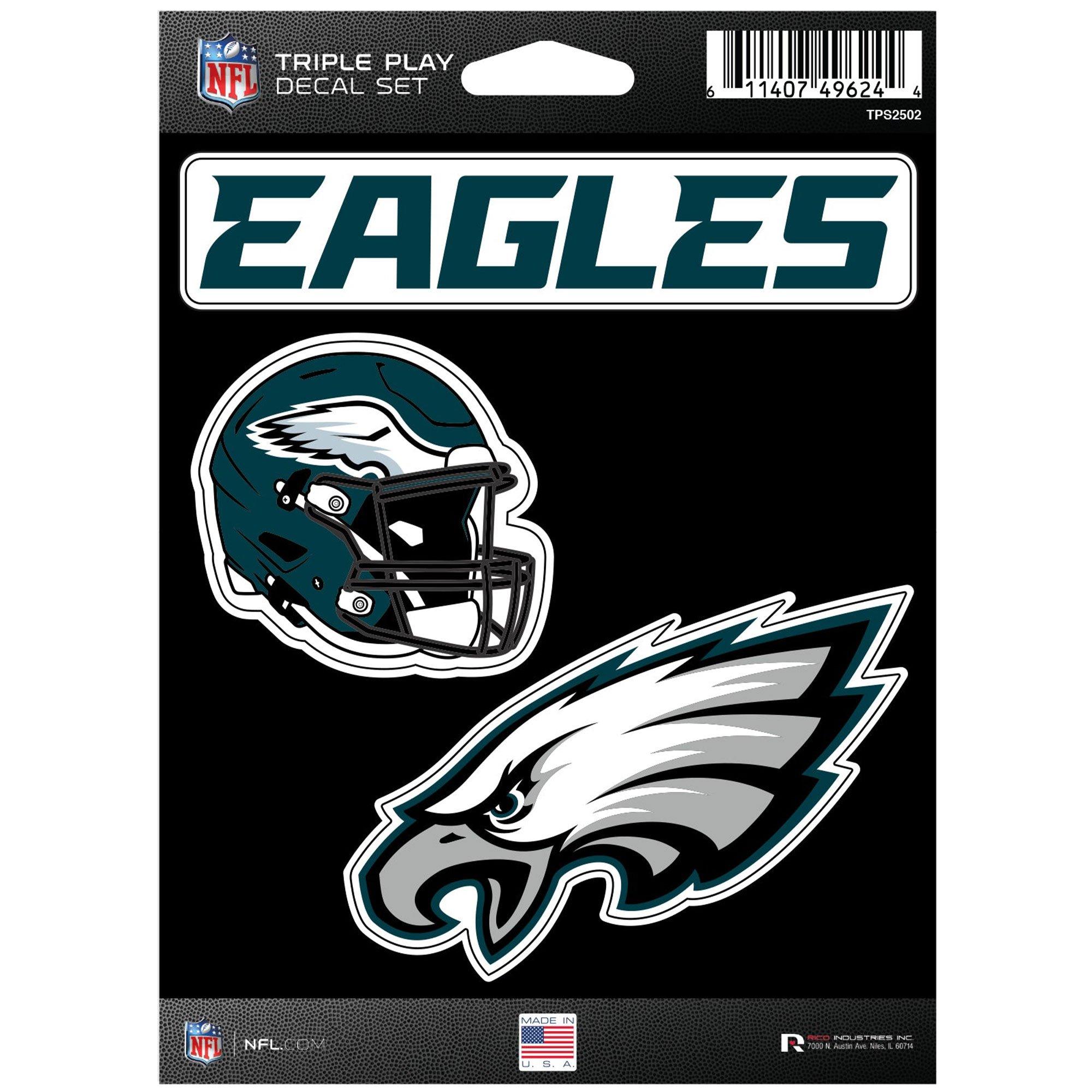 NFL Teams Triple Play Decal Set, 3pc