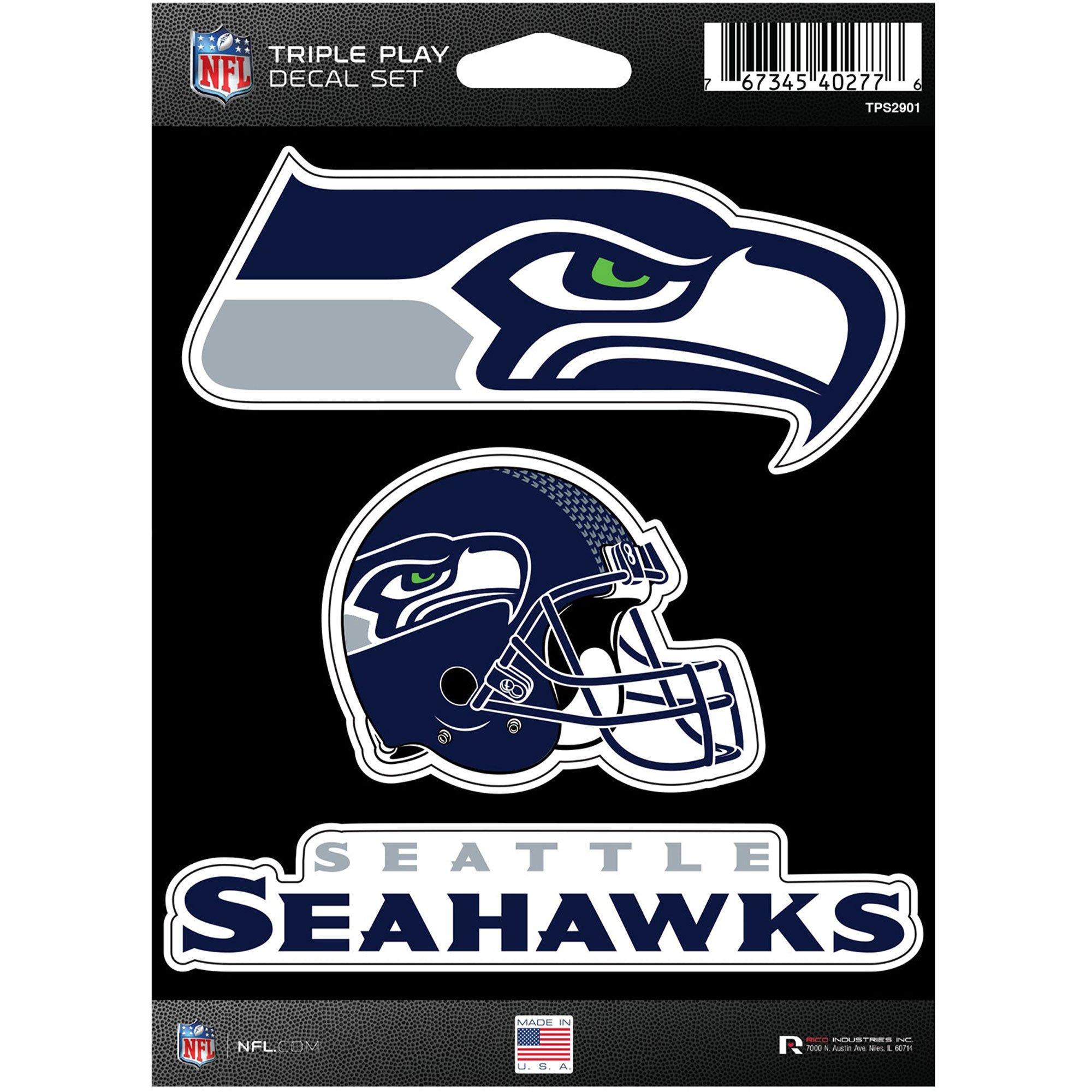 NFL Teams Triple Play Decal Set, 3pc