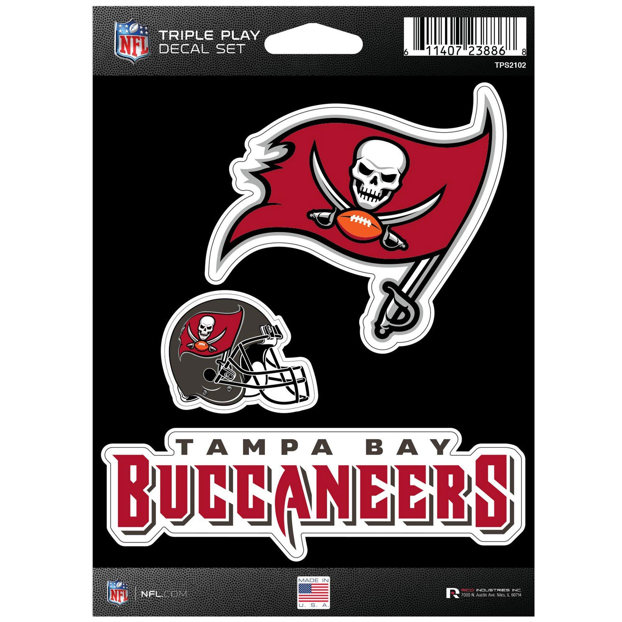 NFL Teams Triple Play Decal Set, 3pc