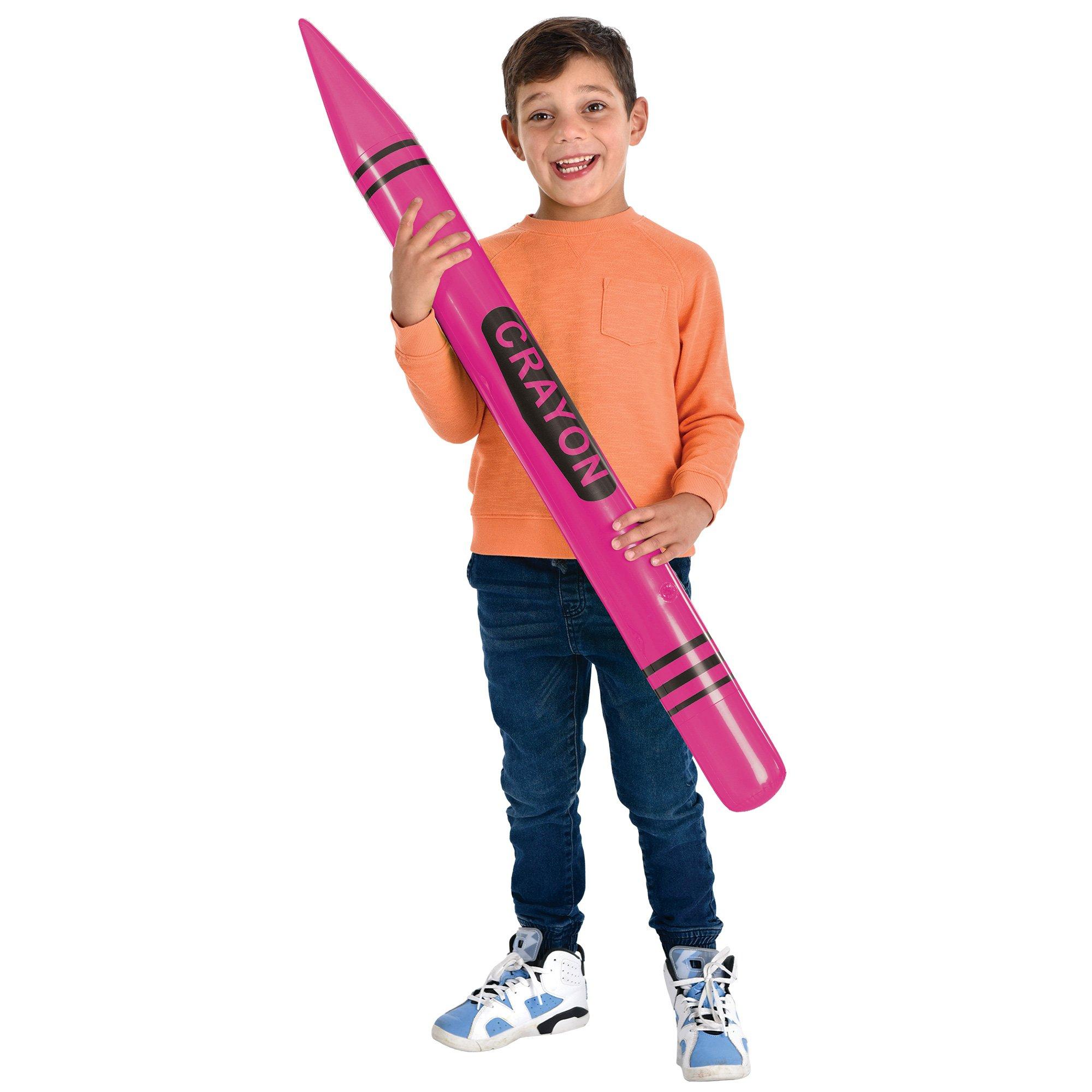 Inflatable Plastic Crayon, 41.5in