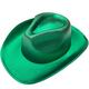 Metallic Festive Green Cowboy Hat