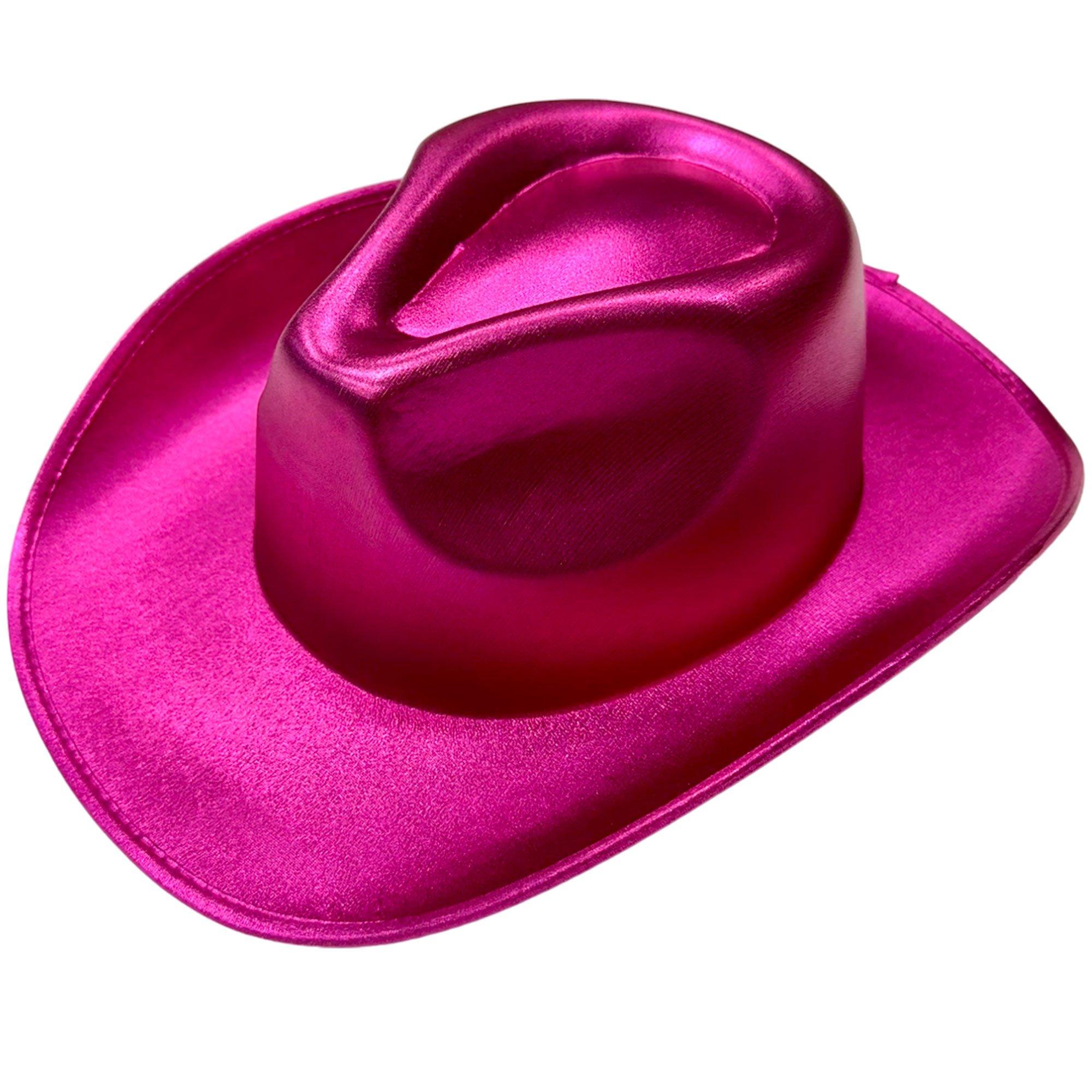 Metallic Hot Pink Cowboy Hat