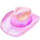 Iridescent Pink Cowboy Hat