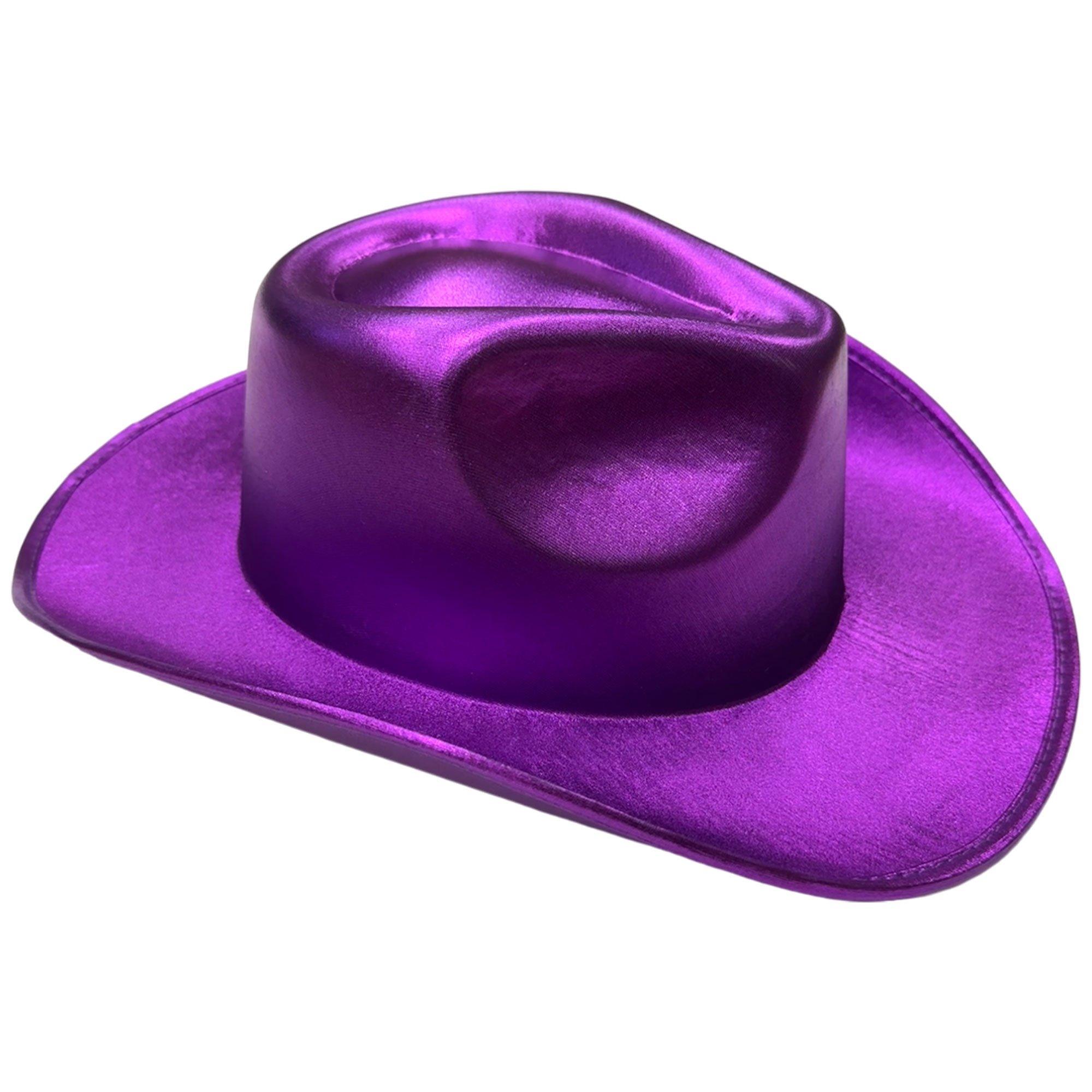 Metallic Purple Cowboy Hat