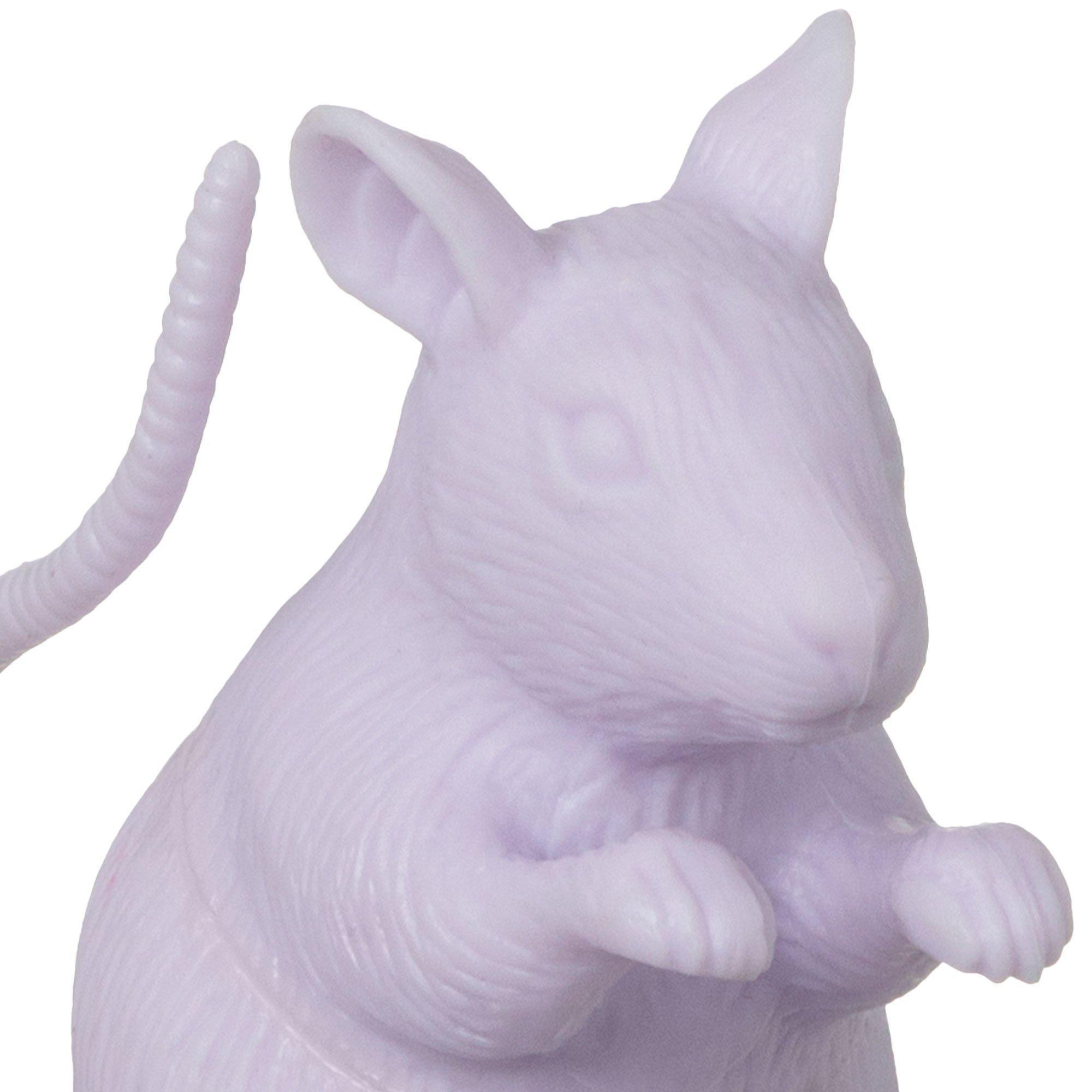 Small Pastel Plastic Rat, 3in, 1pc