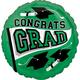 Festive Green Congrats Grad Foil Balloon Bouquet, 12pc - True to Your School