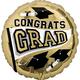 Gold Congrats Grad Foil Balloon Bouquet, 12pc - True to Your School