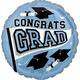 Powder Blue Congrats Grad Foil Balloon Bouquet, 12pc - True to Your School