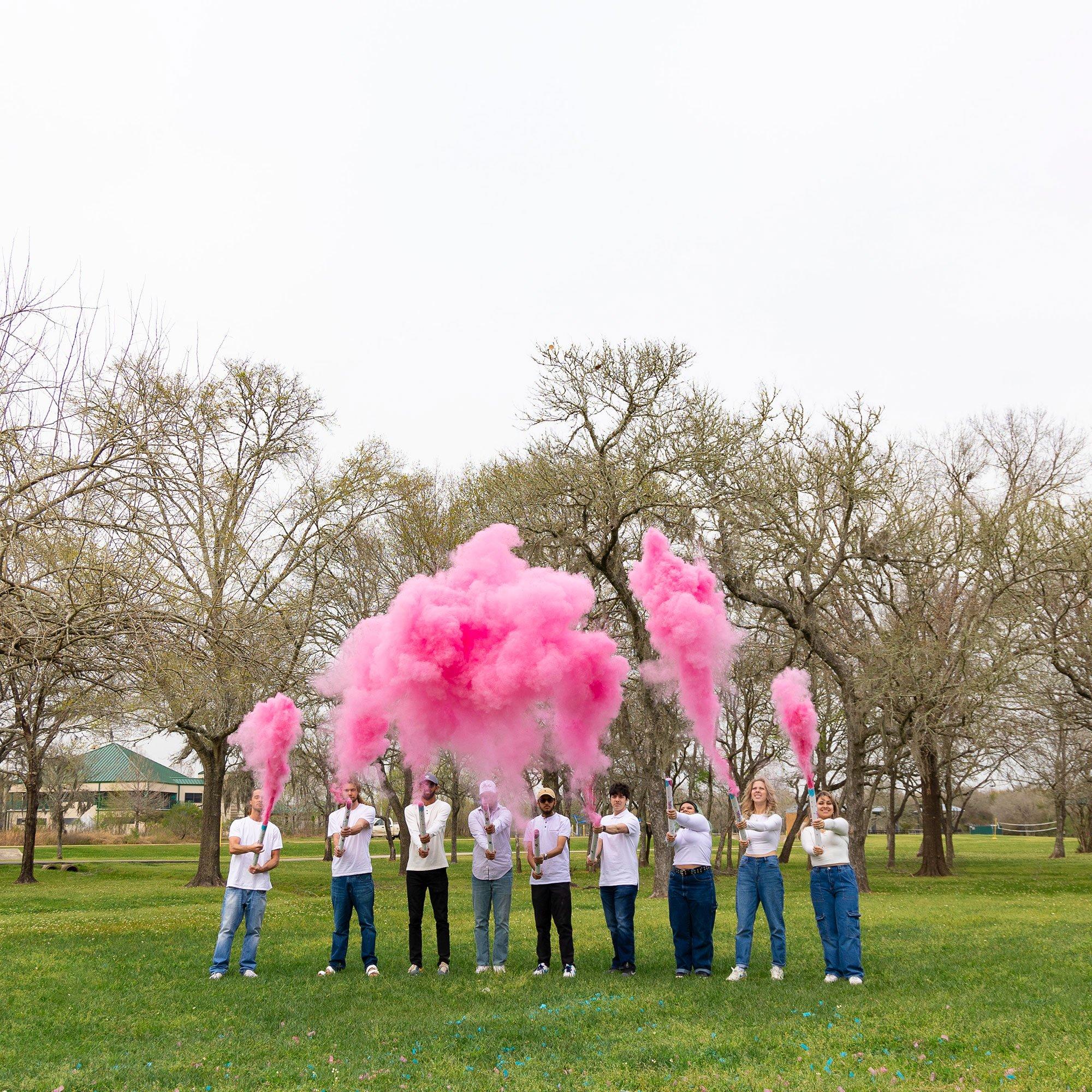 Girl Gender Reveal Pink Powder Cannon, 24in