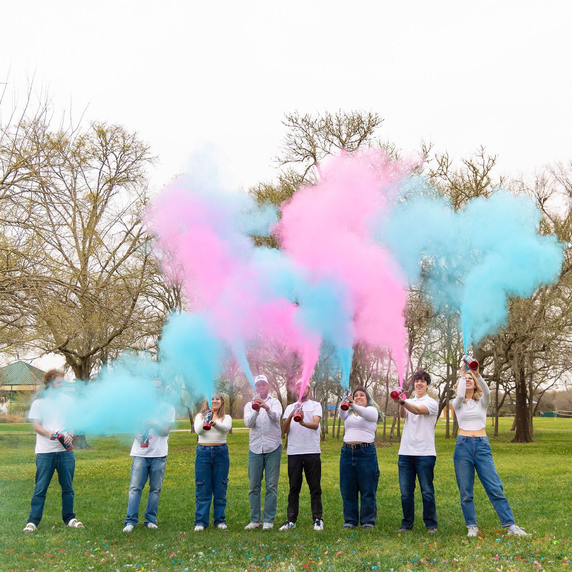 Girl Gender Reveal Pink Powder Spray