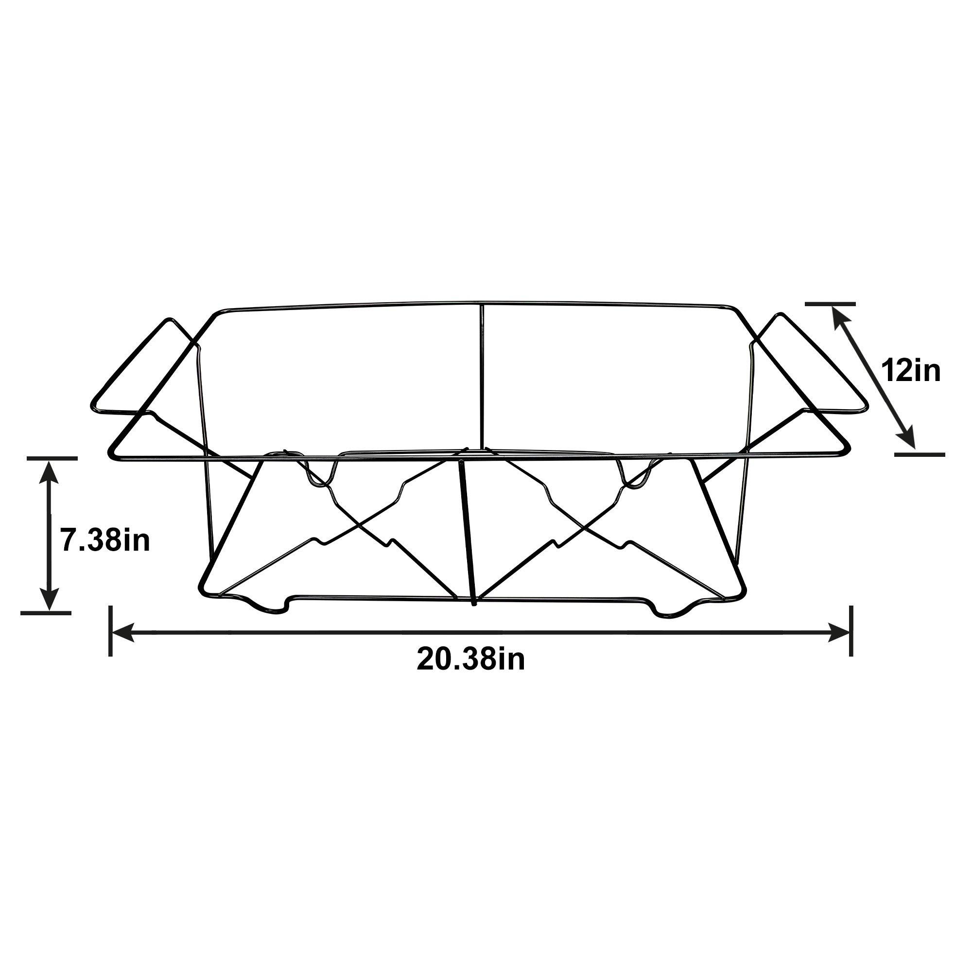 Black Wire Chafing Dish Rack