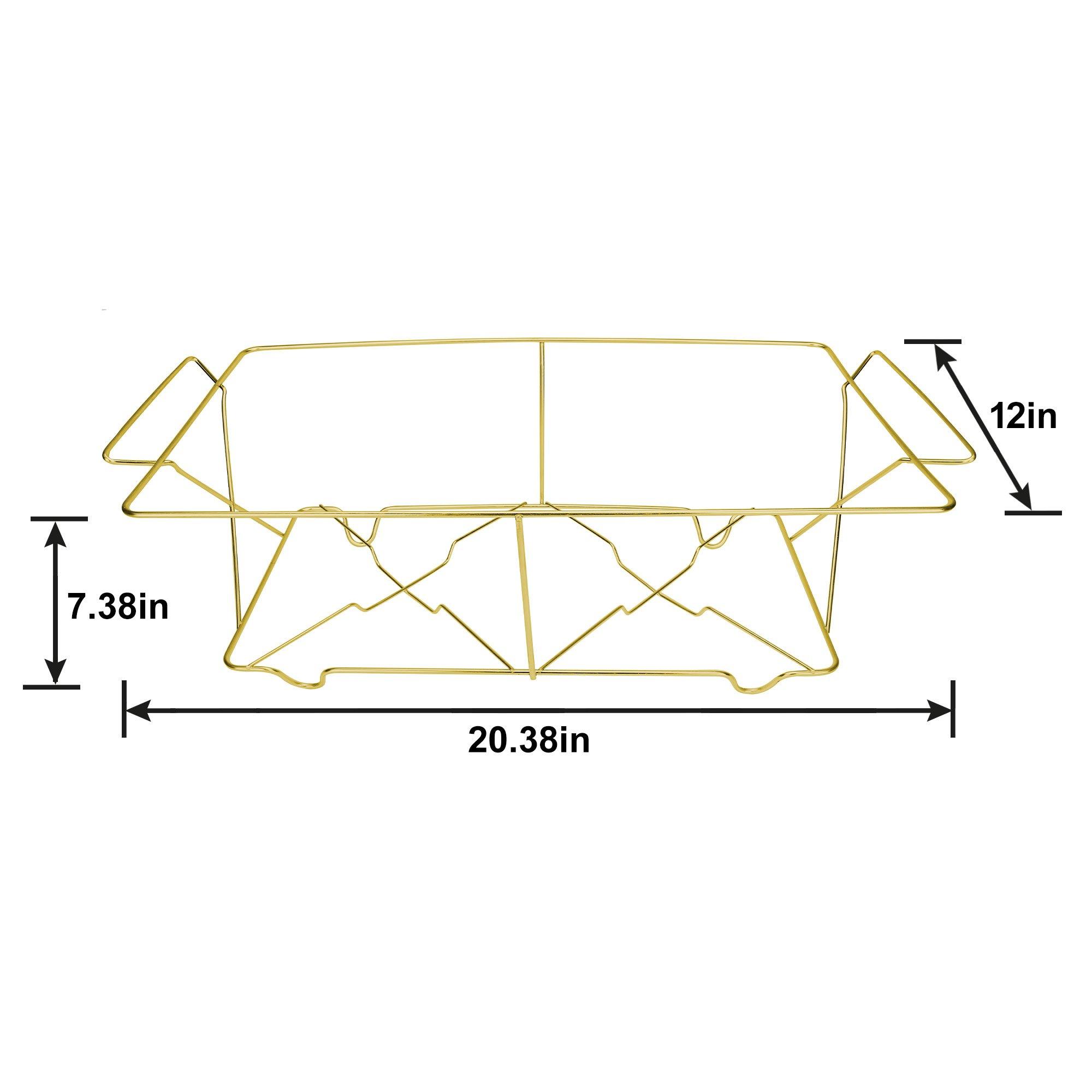 Gold Wire Chafing Dish Rack