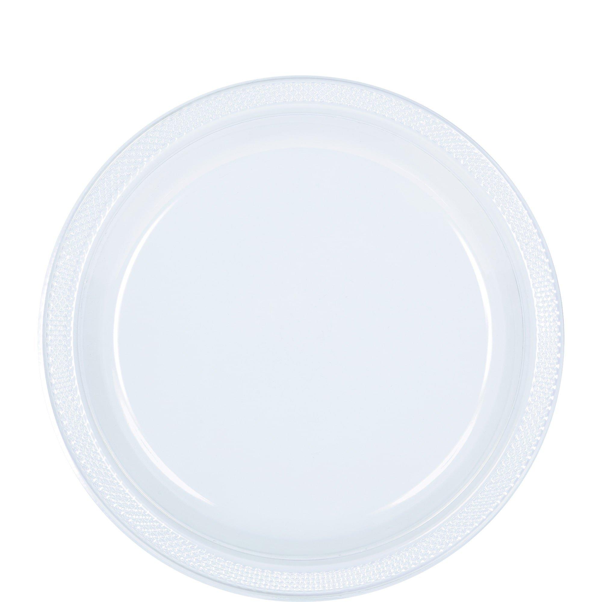 Plastic Lunch Plates, 9in, 50ct