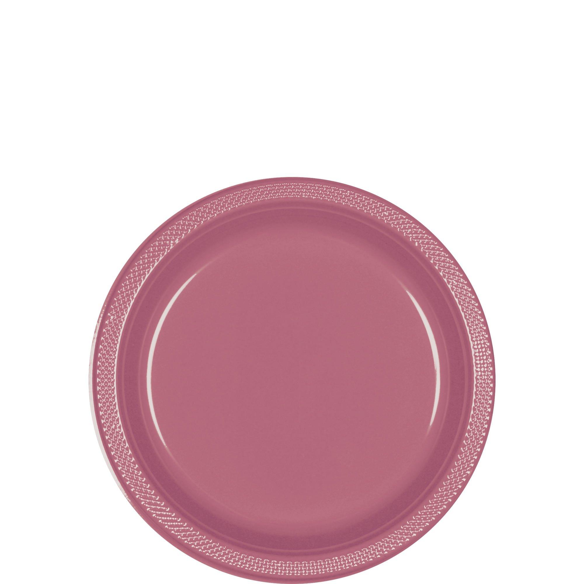 Plastic Dessert Plates, 7in