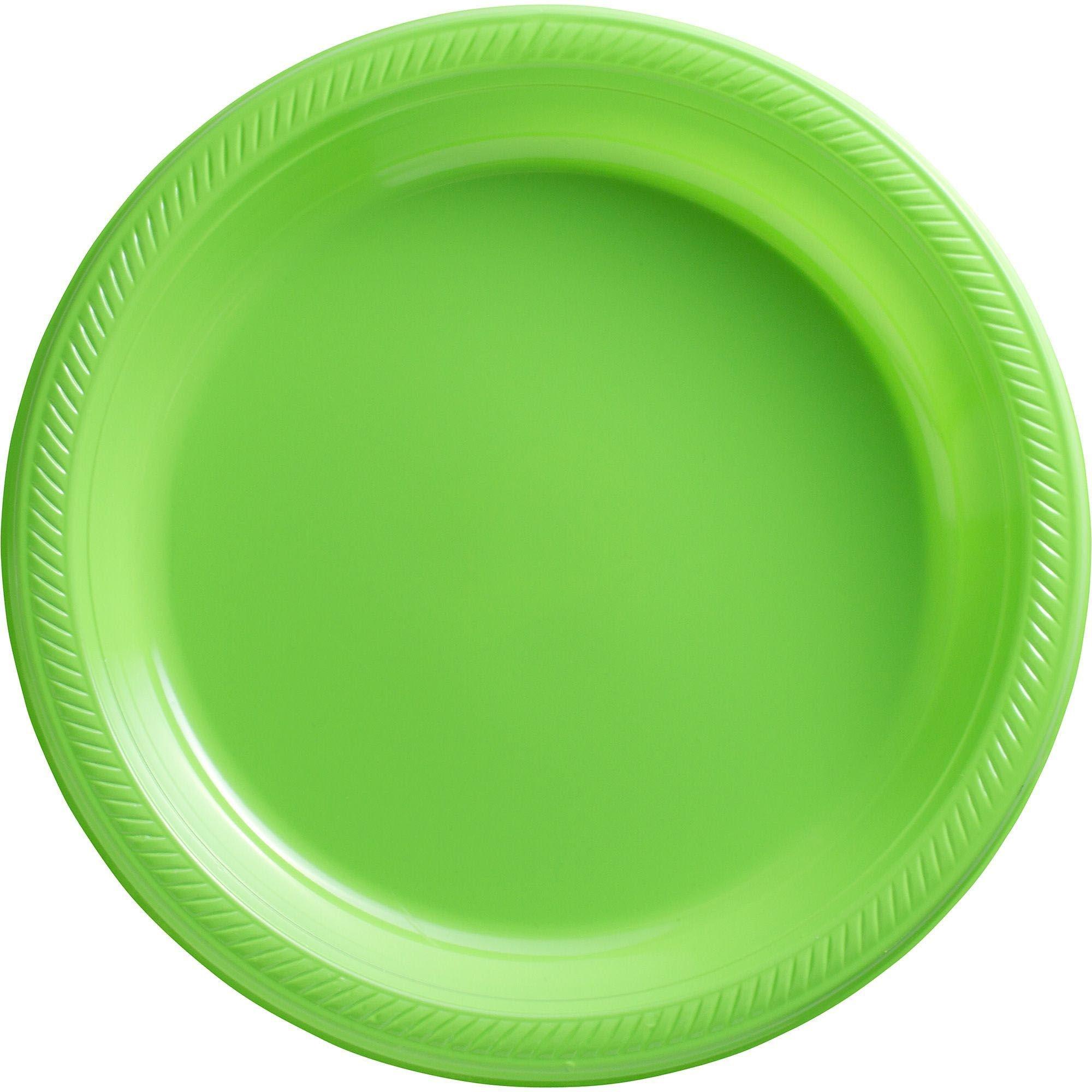 Plastic Dinner Plates, 10.25in