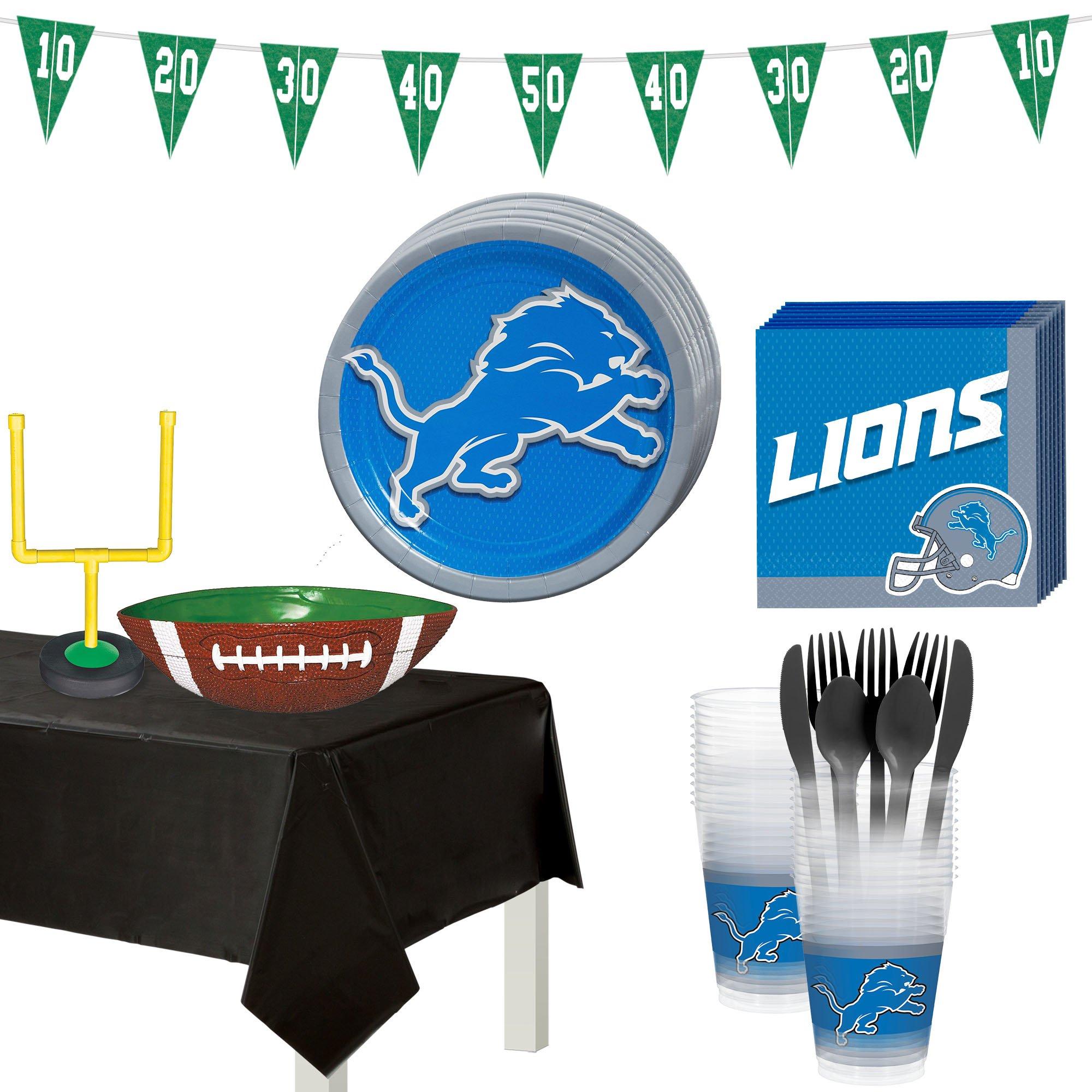 Detroit Lions Party Supplies Pack