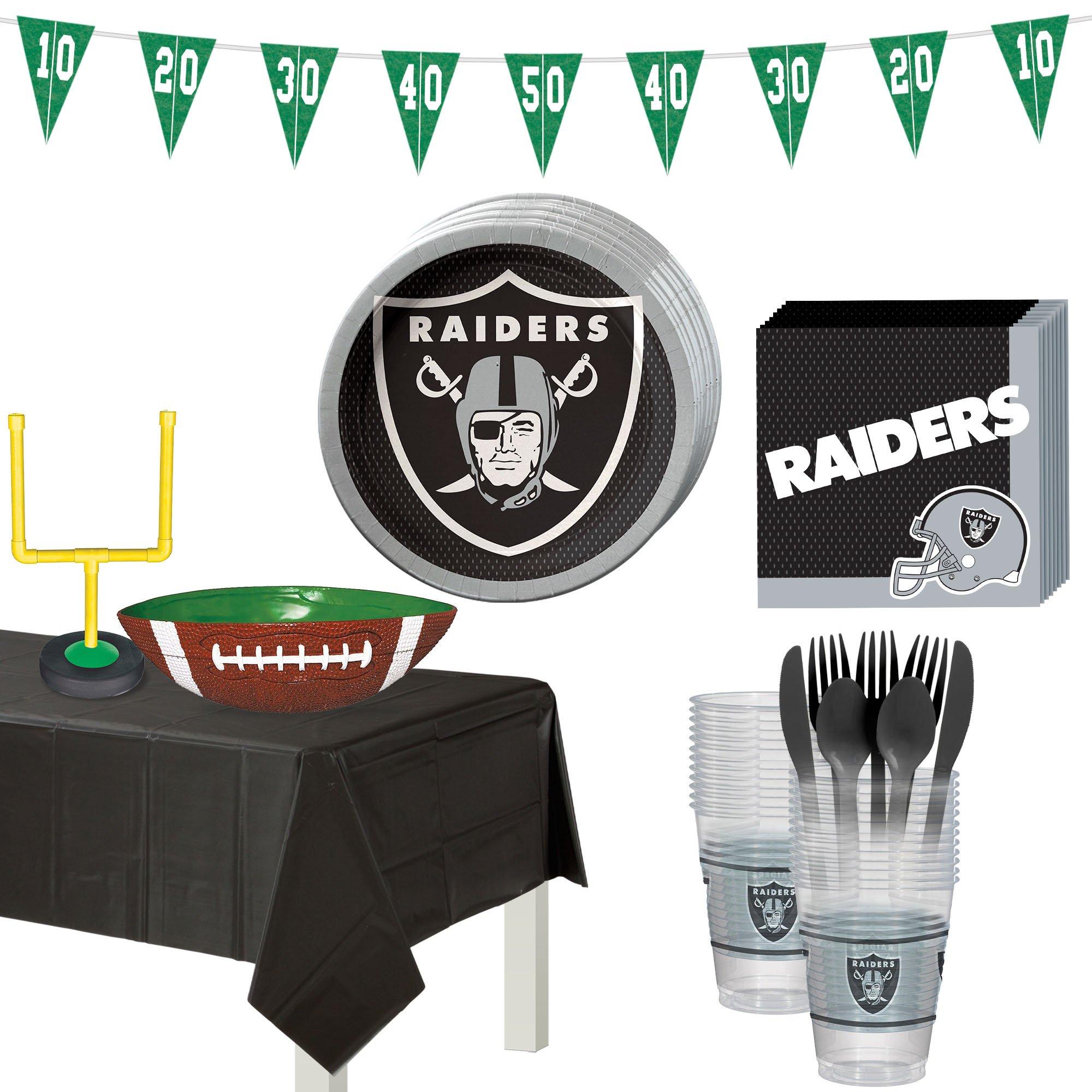 Las Vegas Raiders Party Supplies Pack