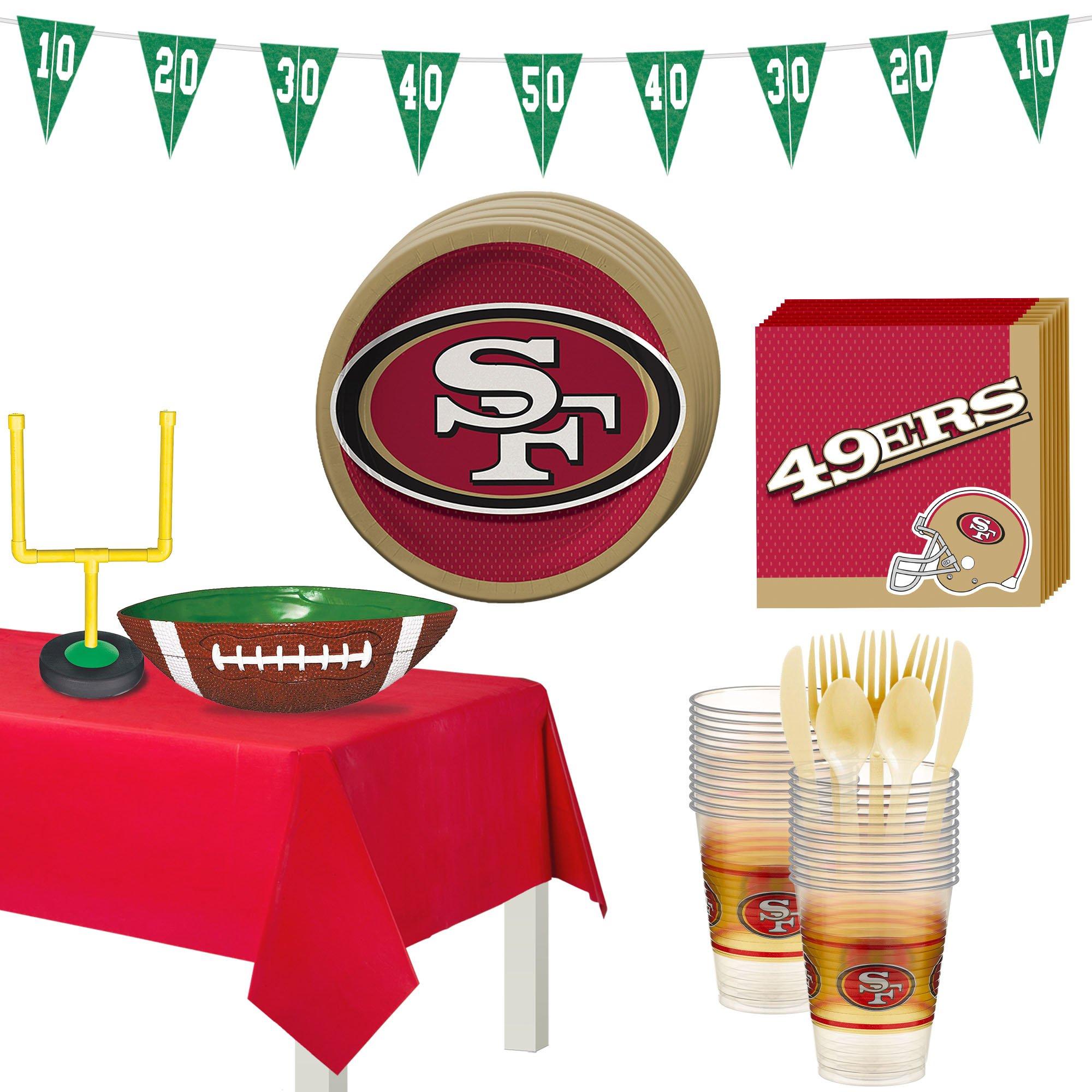 San Francisco 49ers Party Supplies Pack