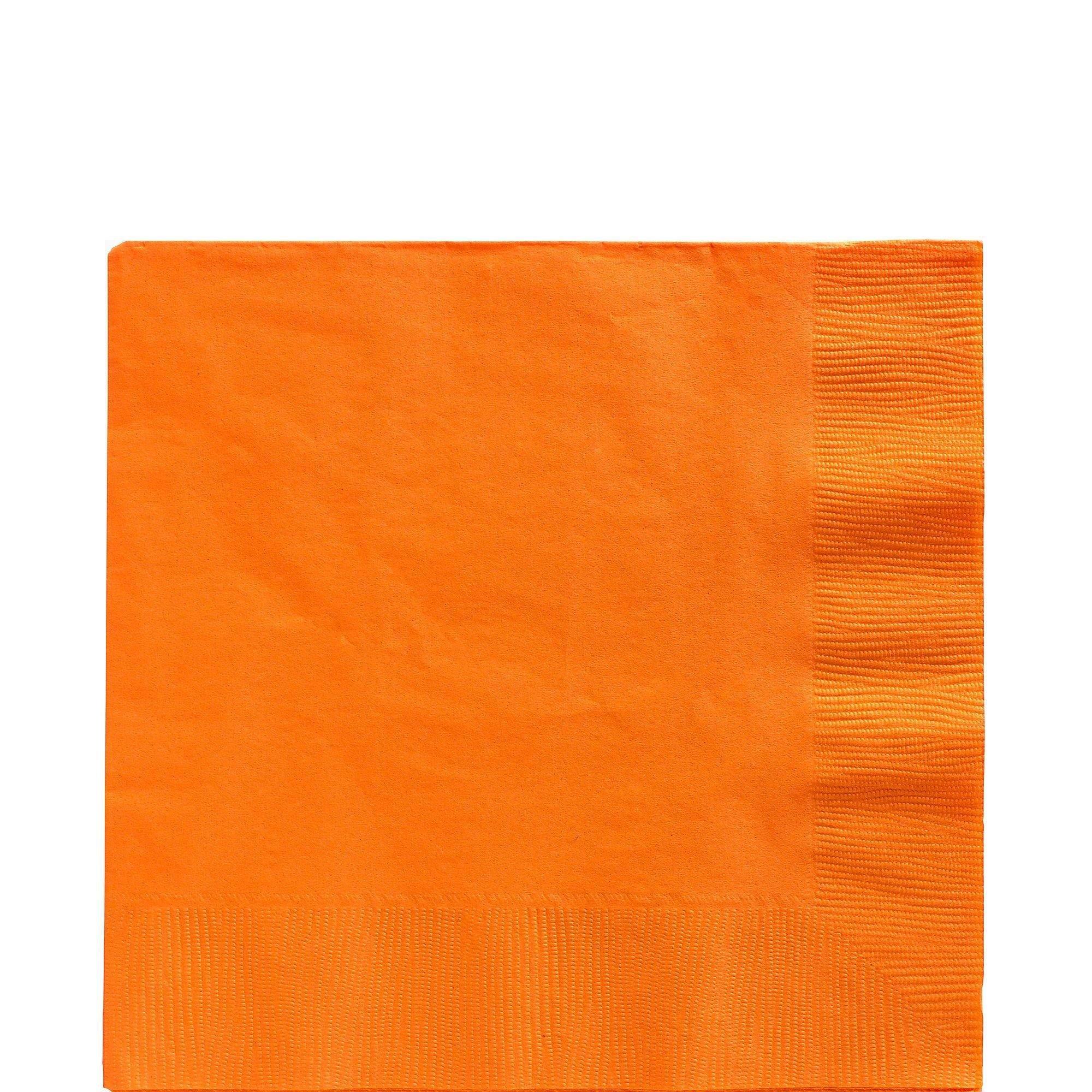 Restaurantware Orange Paper Party Supply Sets, (200 Pieces) 12 Ounces, Adult Unisex, Size: One Size