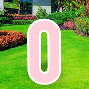 Number Corrugated Plastic Yard Sign, 15in