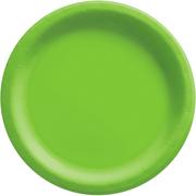 Festive Green Extra Sturdy Paper Dinner Plates, 10in, 50ct