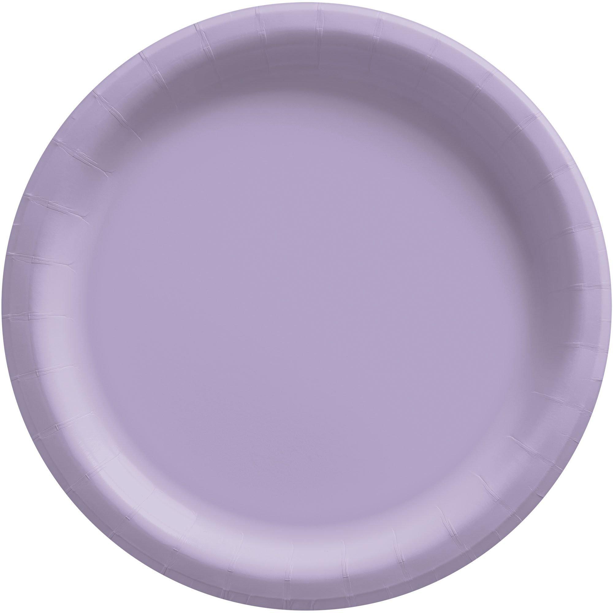 Pink Extra Sturdy Paper Dinner Plates, 10in, 20ct