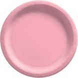 Pink Extra Sturdy Paper Dinner Plates, 10in, 50ct