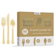 Heavy-Duty Plastic Cutlery Set