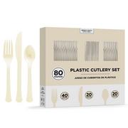 Heavy-Duty Plastic Cutlery Set 