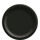 Black Extra Sturdy Paper Lunch Plates, 8.5in, 50ct