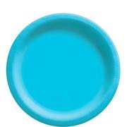 Festive Green Extra Sturdy Paper Lunch Plates, 8.5in, 50ct