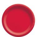 Red Extra Sturdy Paper Lunch Plates, 8.5in, 20ct