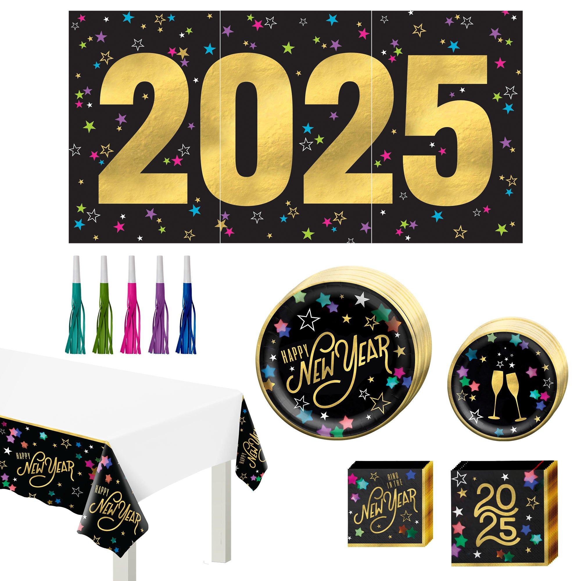 Starlight New Year's Eve Tableware Kit