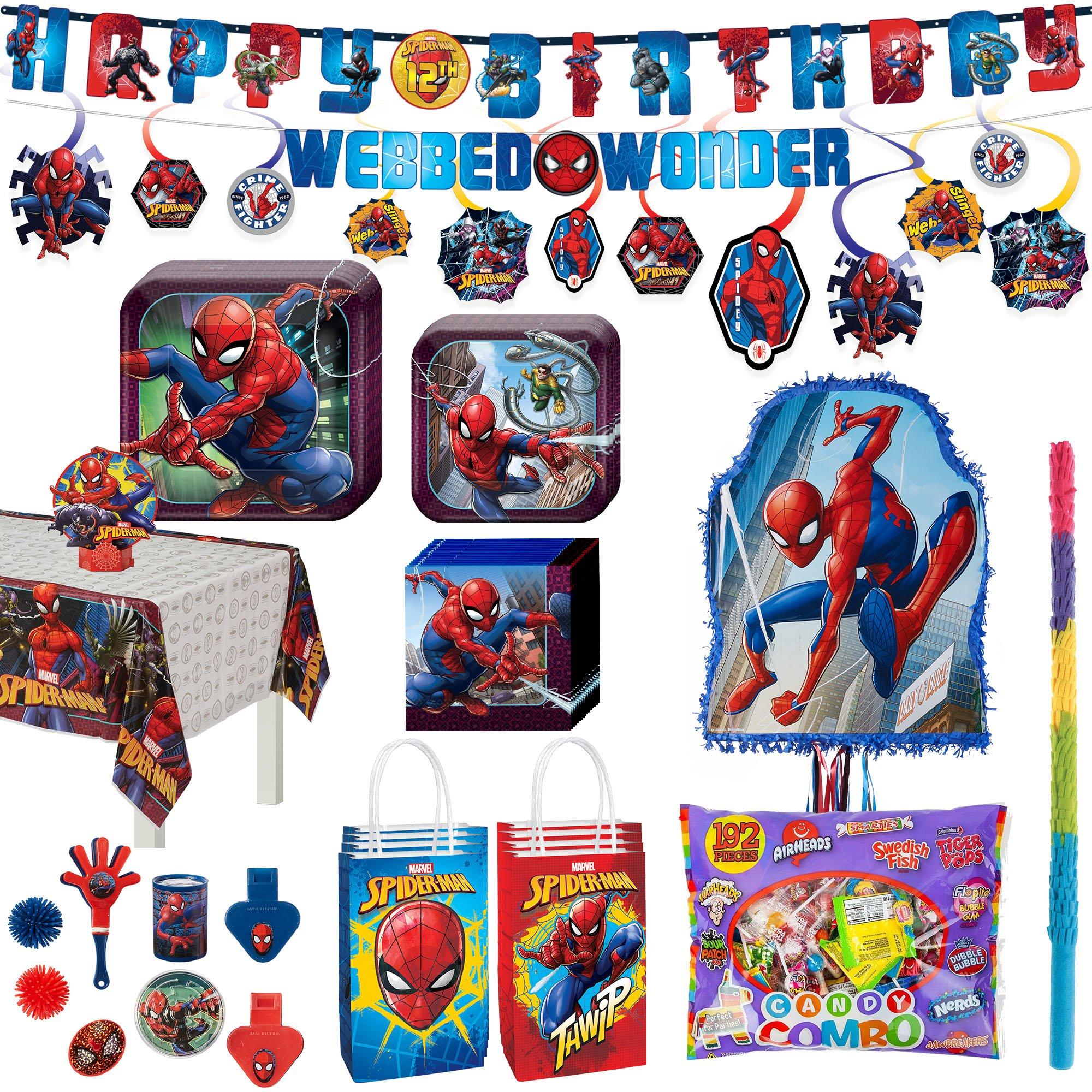 Spider-Man Webbed Wonder Birthday Party Kit