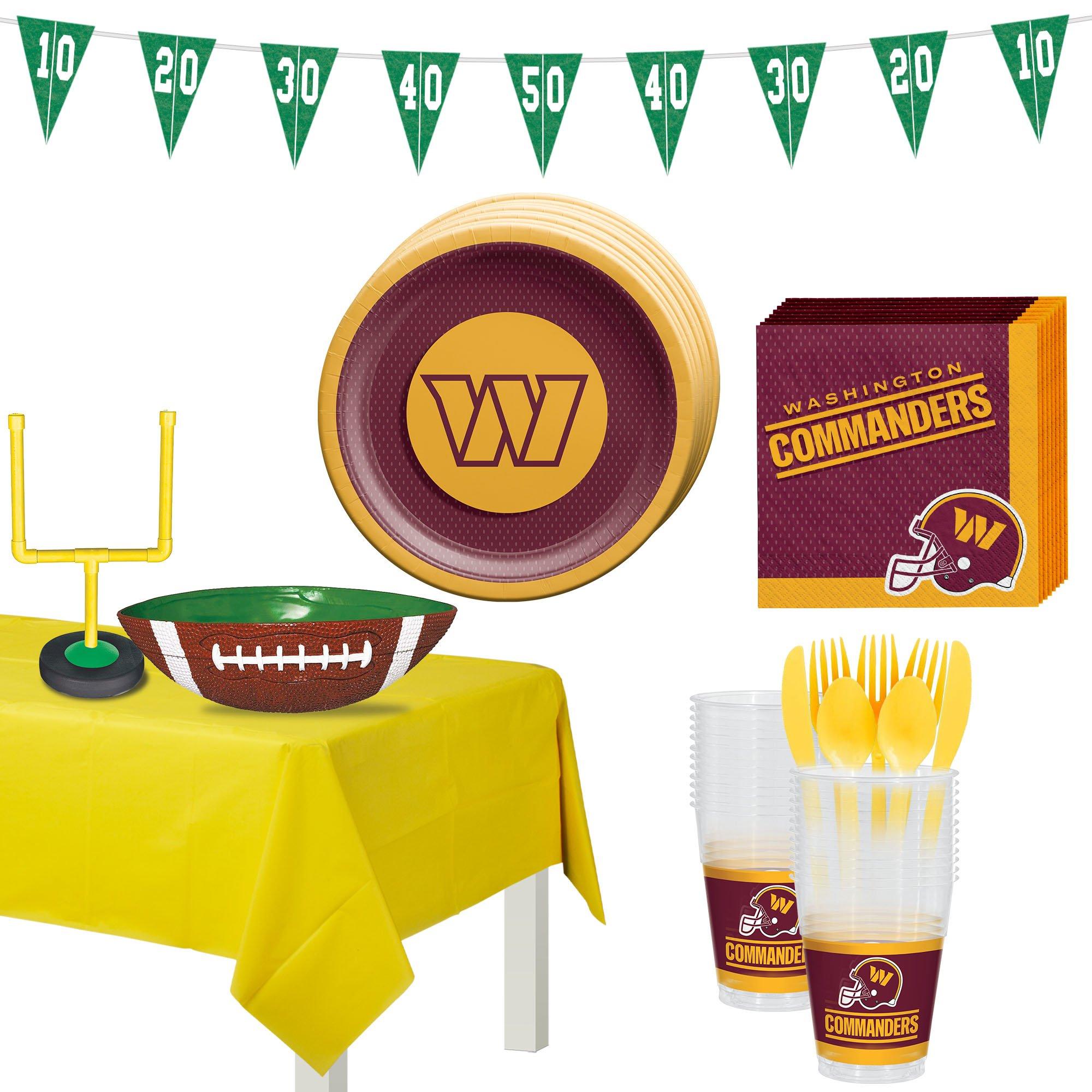 Washington Commanders Party Supplies Pack