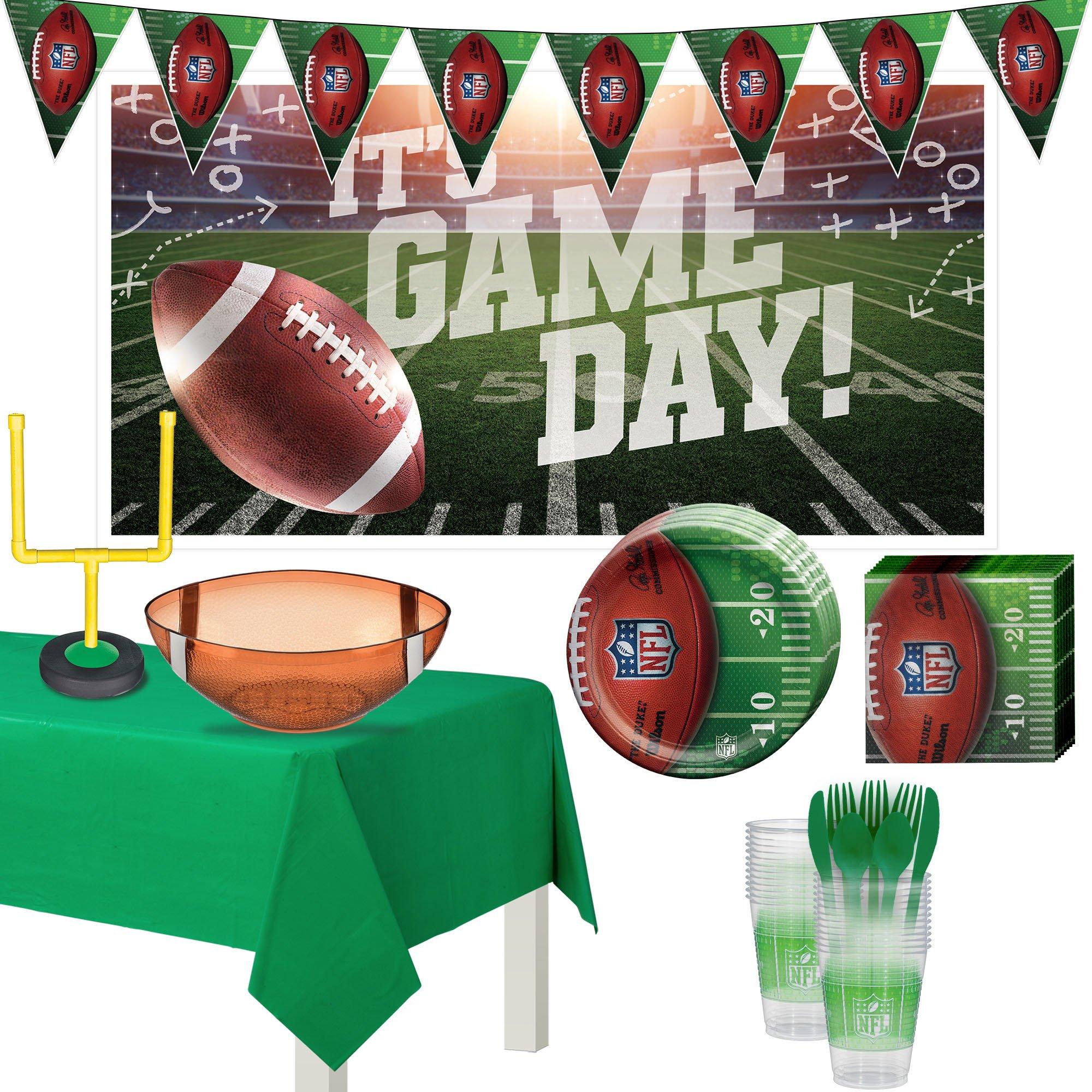 Silver Logo NFL Drive Party Supplies Pack