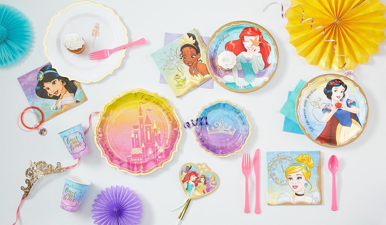Disney Princess Plates, Cups and Napkins
