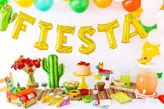 Mexican Fiesta Summer Party Decor Birthday Party Supplies Photography  Backdrop