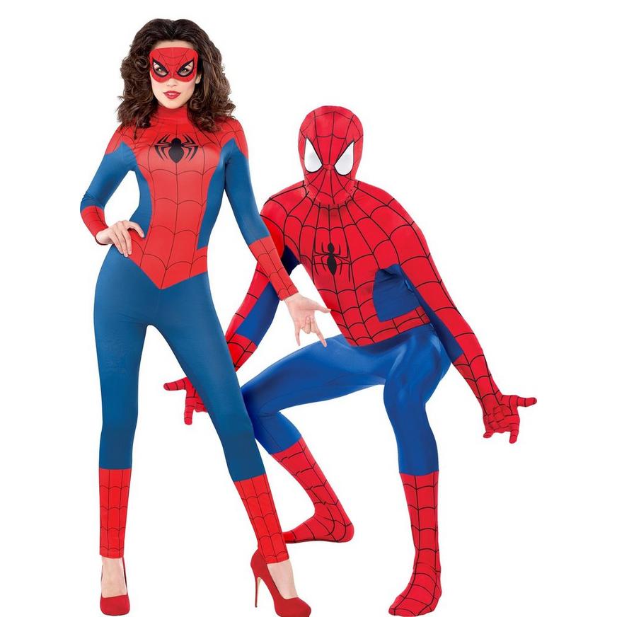 Womens Spider Girl Catsuit Costume 