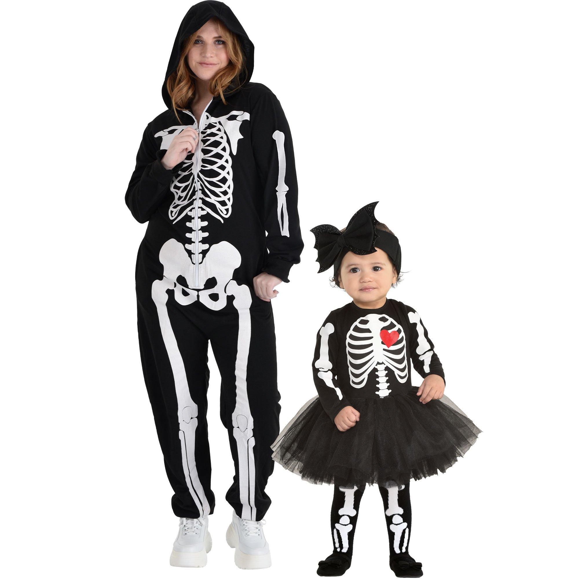 Skeleton Mommy & Me Family Costumes