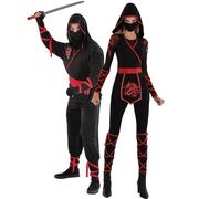 Adult Ninja Couples Costumes