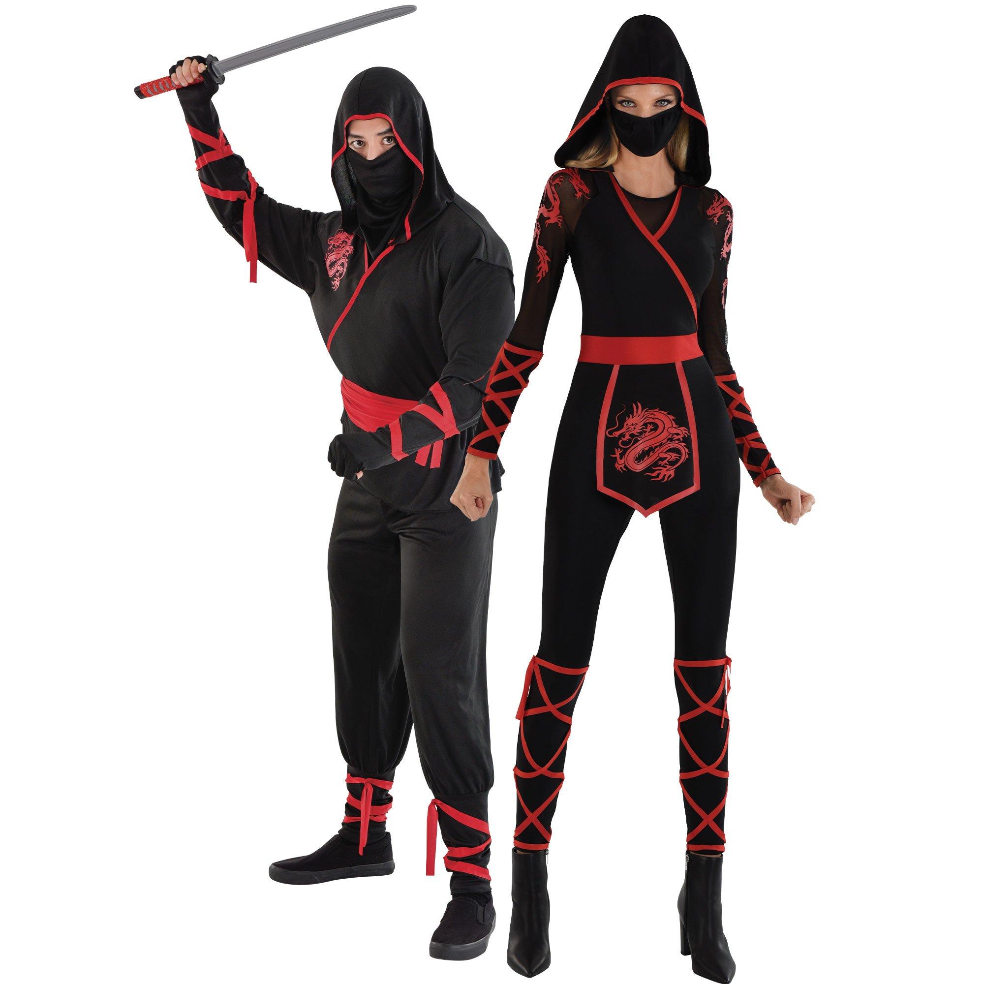 Cosplay.fm Men's Black Ninja Suit Ninja Cosplay Costume for Adult Halloween