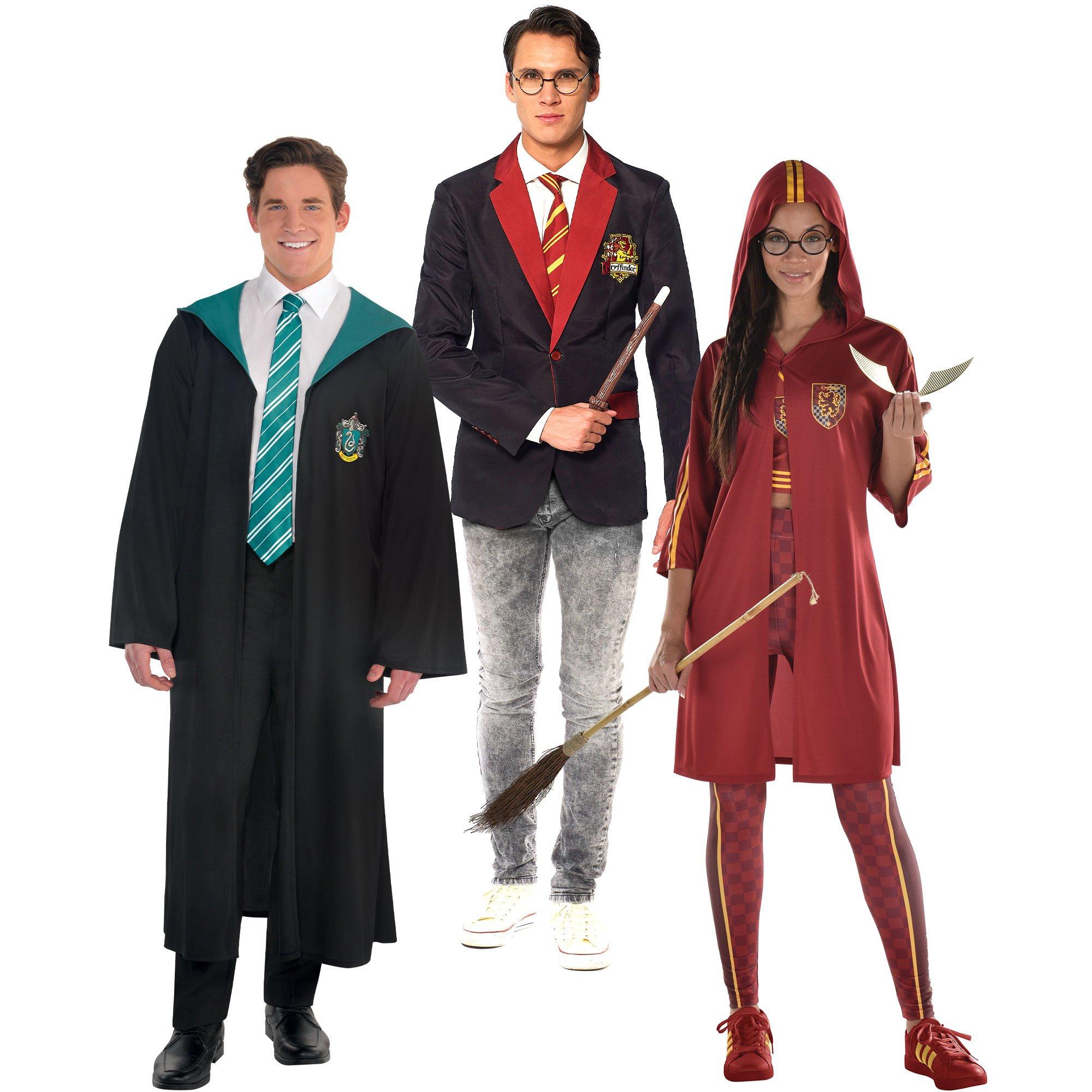 Harry Potter Party Uniform Tie Gryffindor Hufflepuff Ravenclaw Slytherin  Fancy Dress Up Prop_s