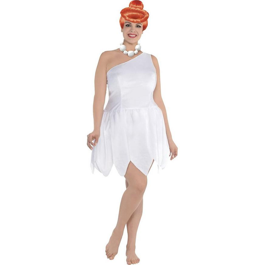 Adult Wilma & Fred Couples Costumes Plus Size - The Flintstones